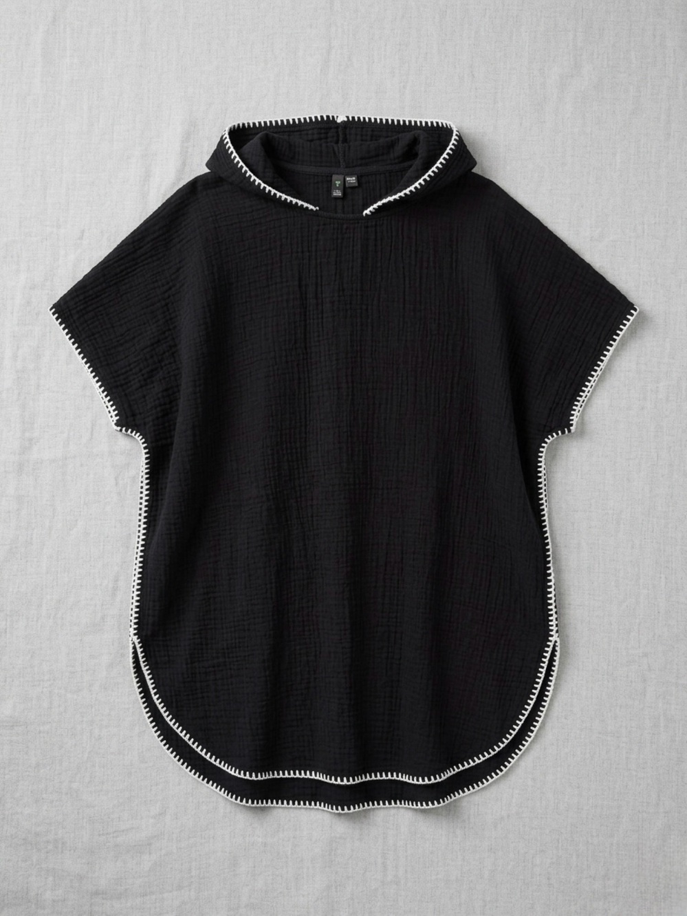 Shannon Passero's signature artisan-made cotton gauze poncho Pullover